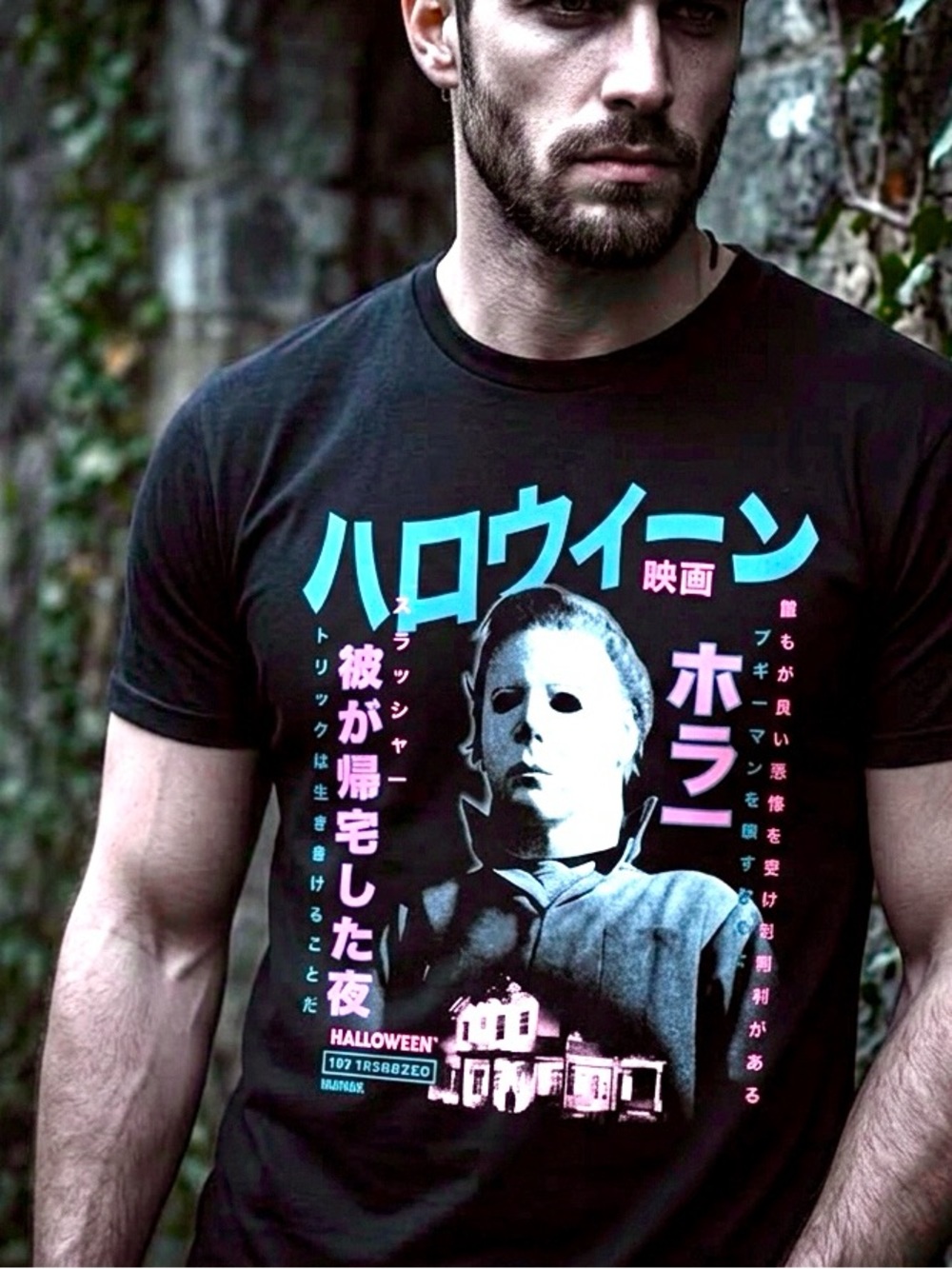 John Carpenters Mike Myers Halloween Japan black T-shirt men’s large nwt